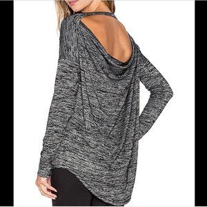 RAG & BONE JEAN GRAY BLACK CUTOUT BACK SHOW OFF SOFT TOP